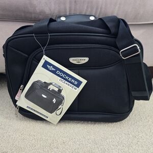 NWT Dockers Oceanview Laptop Briefcase Travel Bag Black